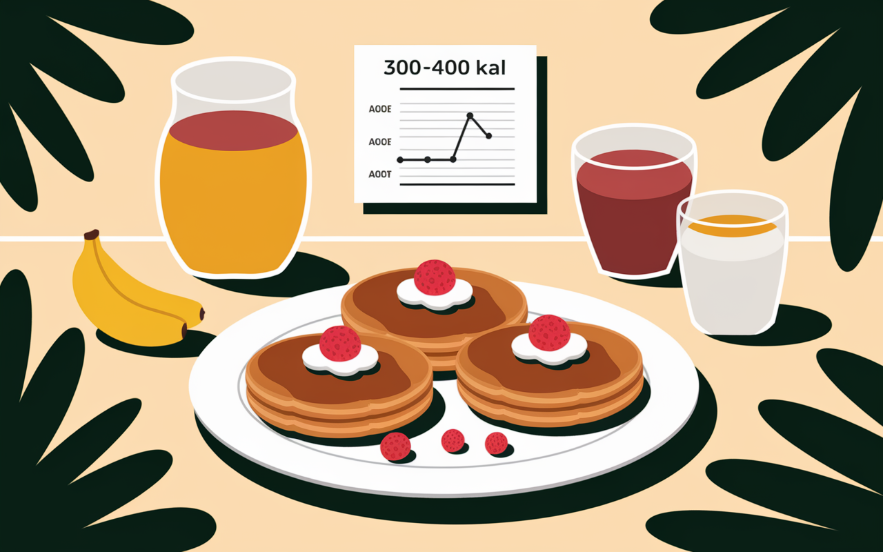 pancake regime trois pancakes avoine banane nutrition