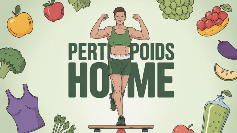 Perte de poids homme balance mesure tour de taille et aliments sains