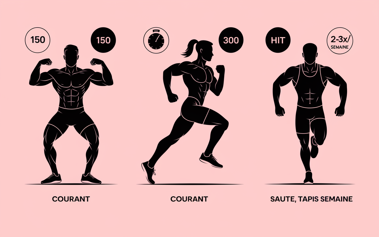 Perte de poids homme choix sport intensite et calories
