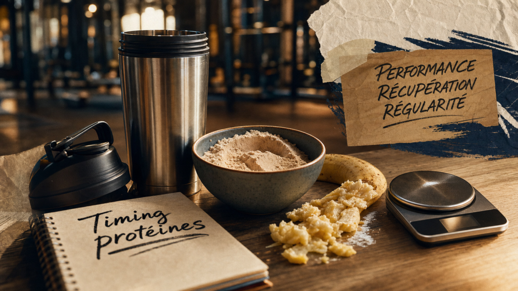 Quand prendre la protéine : timing optimal avec whey et shaker