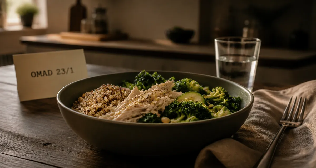 Régime OMAD : 1 repas par jour, combien de kilos perdus