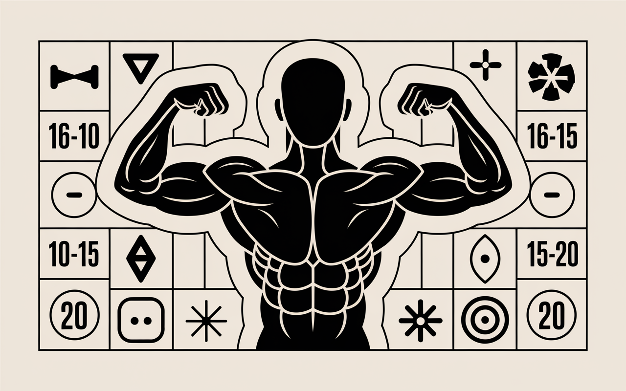 graphique volume hebdomadaire 3 ou 4 series muscu