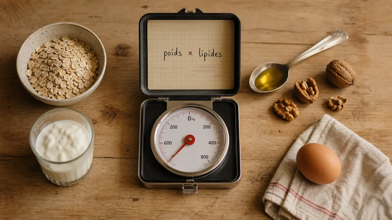 Combien de lipide par kg : repères sèche, maintien, prise de masse