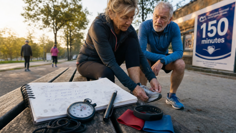 Combien d heures de sport par semaine apres 60 ans : 150 minutes