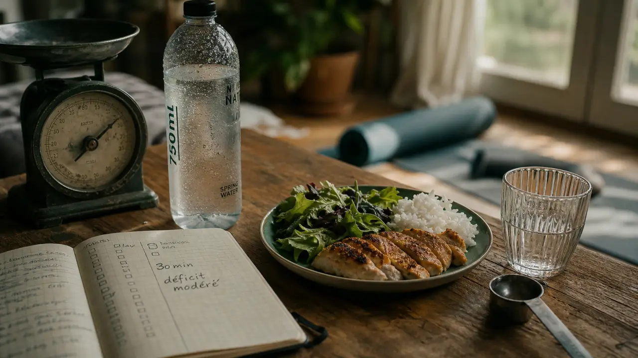 Comment perdre 3 kg avec déficit 15% et 30 min d’activité