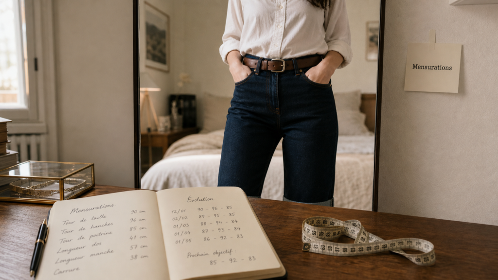 Je ne perds pas de poids mais je m affine : muscle et eau, mesures au miroir