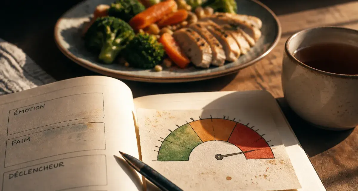 Je veux maigrir mais je n ai aucune volonte : carnets émotions et hormones, jauge faim