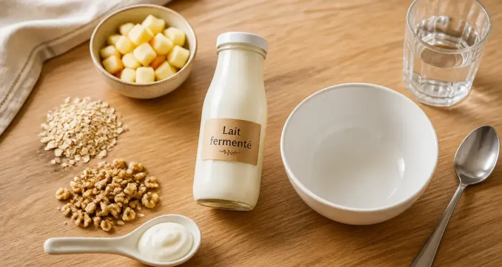 Lait fermenté pour la perte de poids : satiété, protéines, microbiote