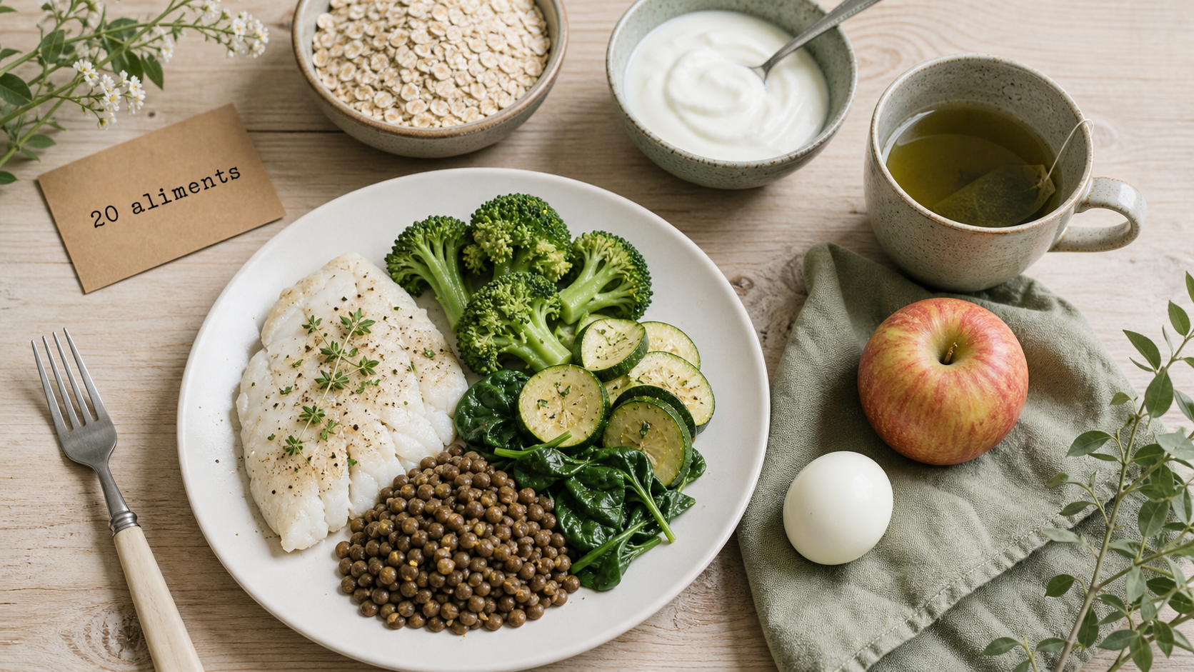 Les 20 aliments qui font maigrir : assiette minceur, satiété et glycémie