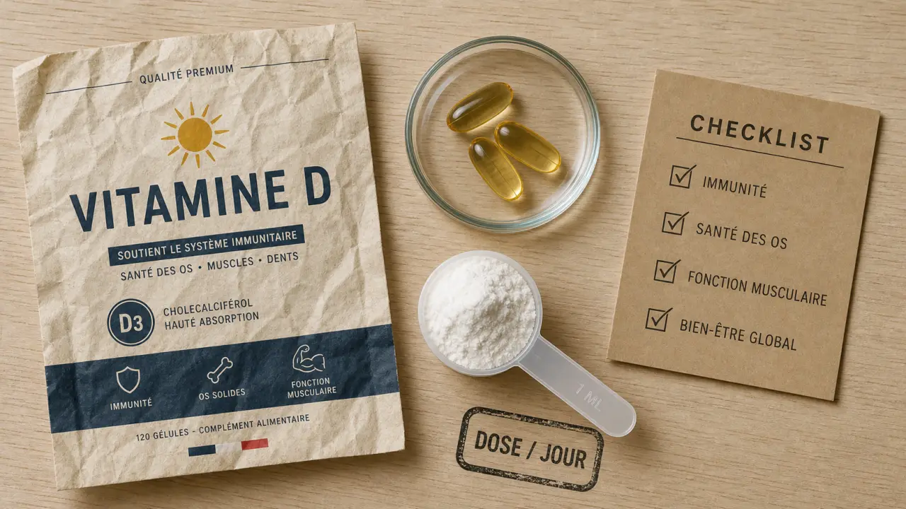 Les meilleurs complements alimentaires : Vitamine D, magnésium, oméga 3 en compléments