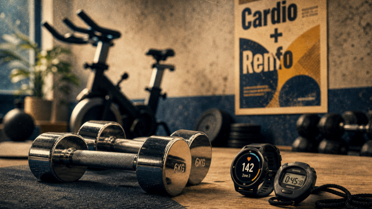 Maigrir par le sport programme : salle cardio et renforcement