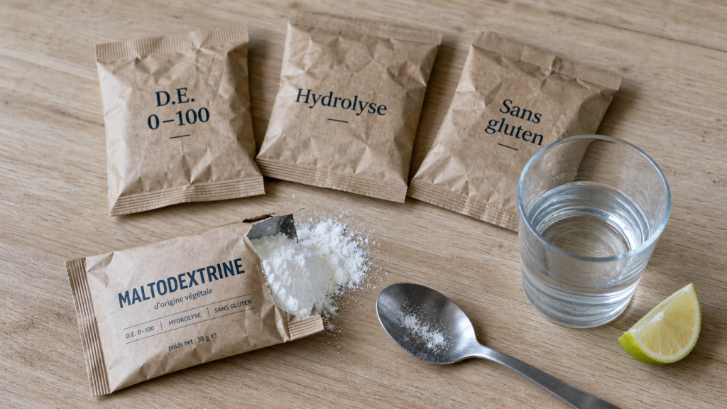 Maltodextrine c’est quoi : poudre d’amidon hydrolysé, énergie rapide
