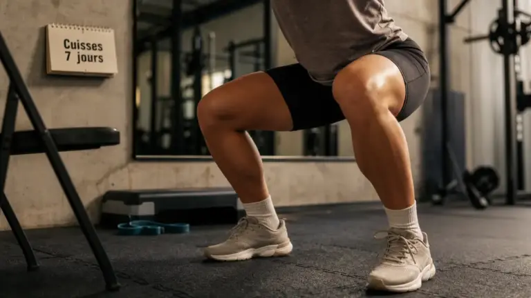 Muscler ses cuisses en 1 semaine : cuisses et squat, tapis et chaise