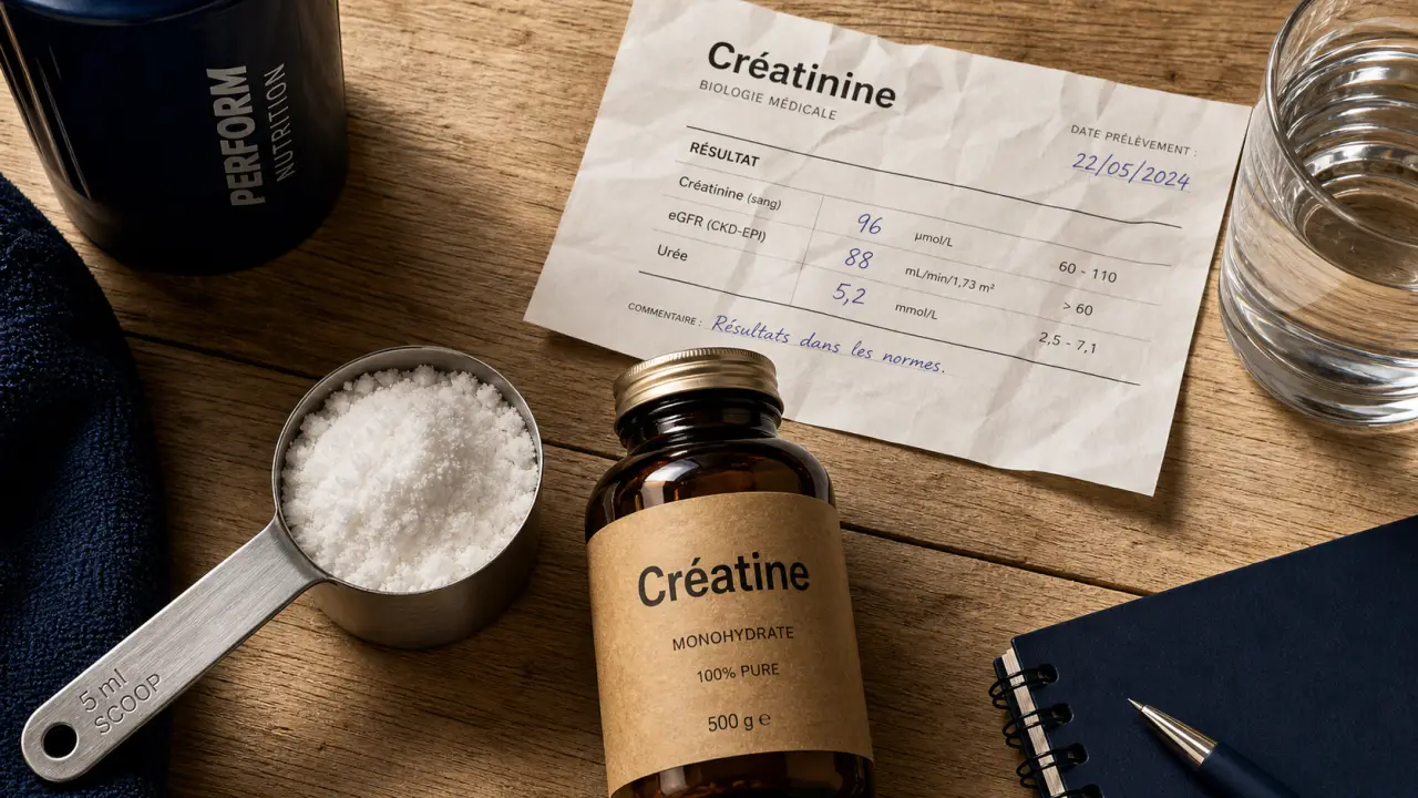 Qu est ce que la creatine : créatine, créatinine et valeurs de référence
