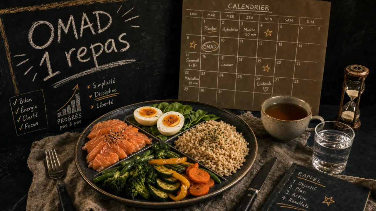 Jeûne omad 1 repas : perte de poids et risques à connaître