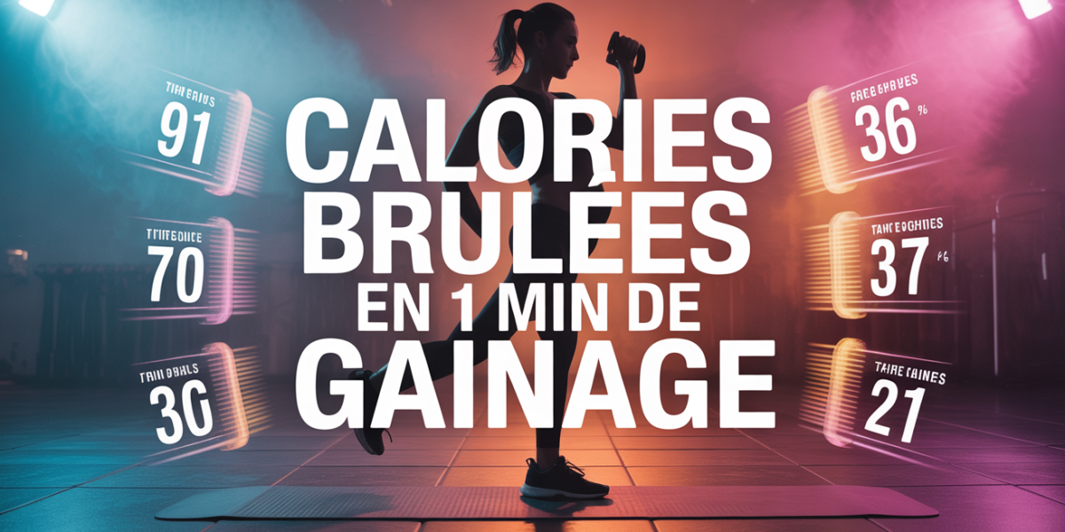 Silhouette gainage 1 minute calories brulées