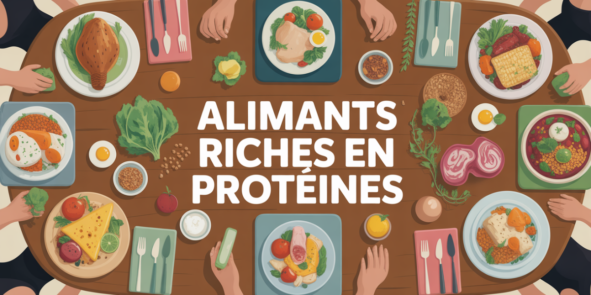 aliments riches en proteines pour maigrir plats variés silhouettes femmes