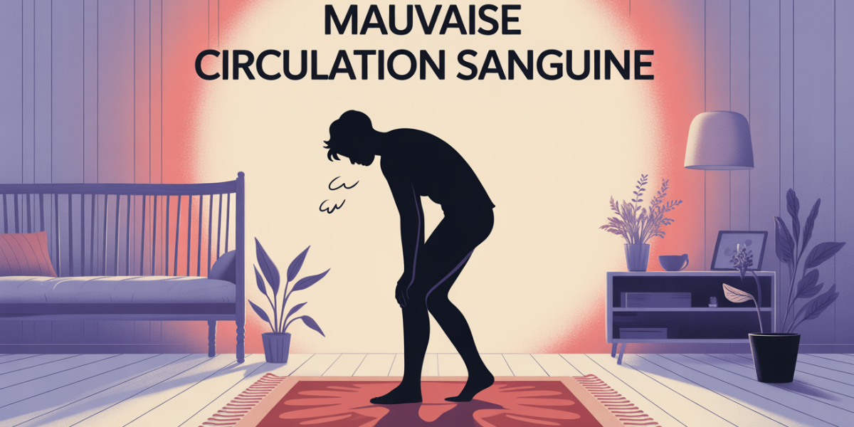 ameliorer la circulation sanguine adulte jambes sur coussin