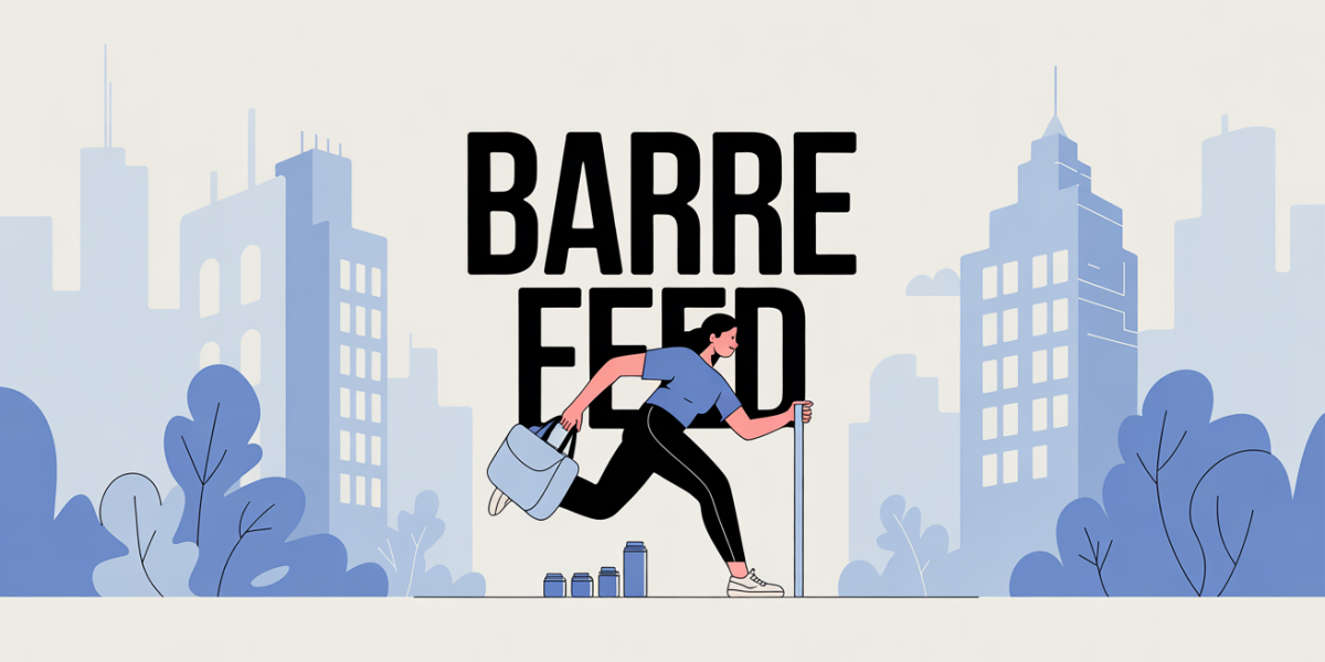 personne active ville barre feed pause énergétique