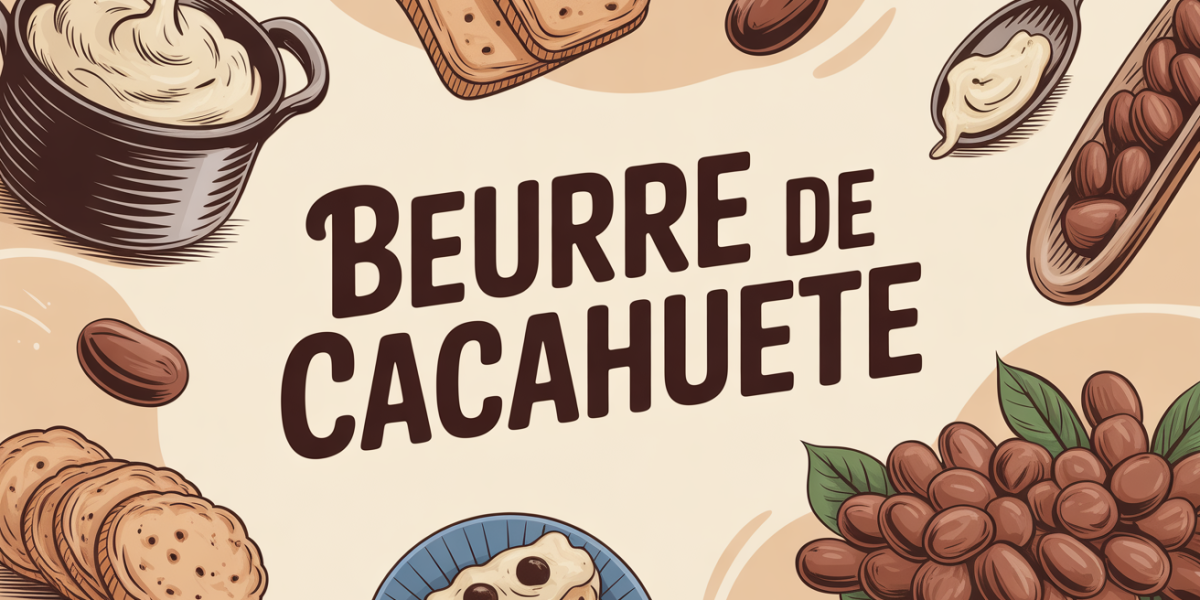 illustration pot beurre de cacahuete calorie