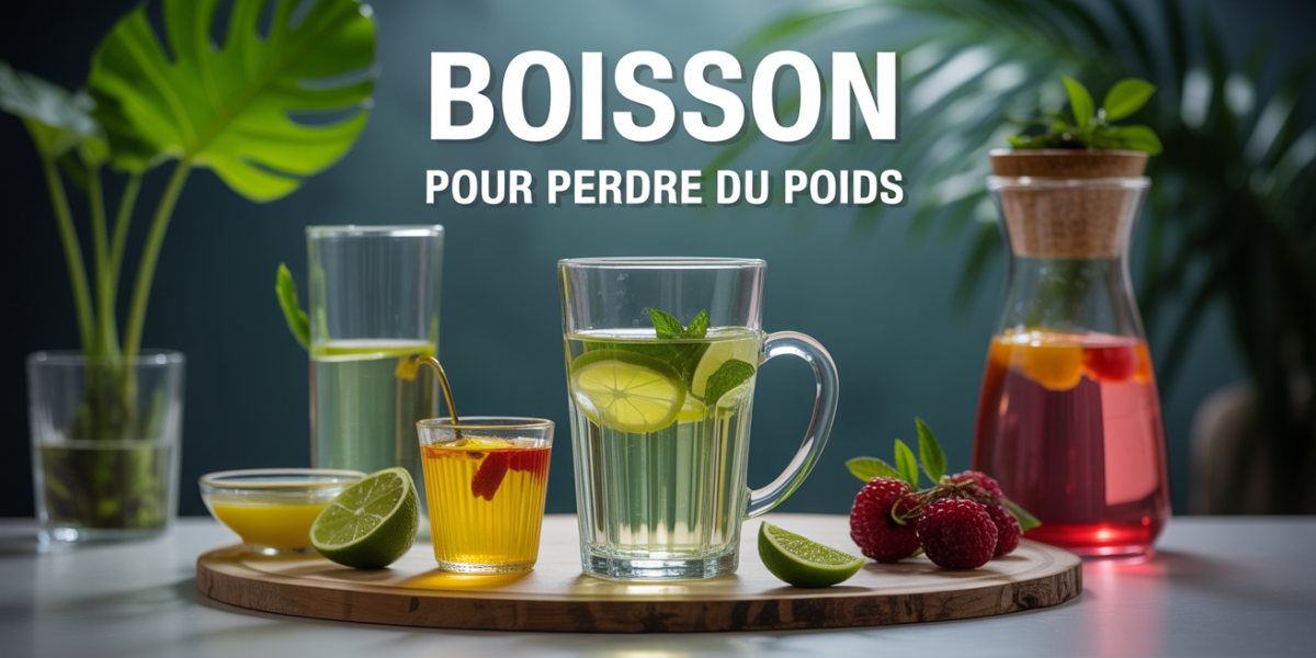 plateau de boissons boisson pour perdre du poids