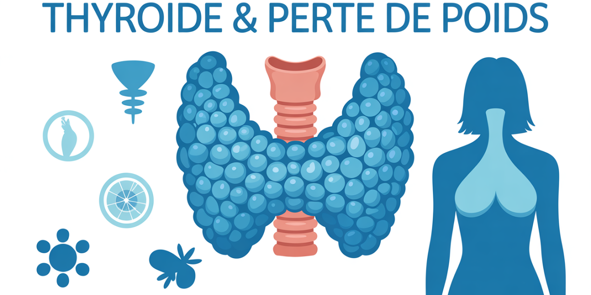 Illustration glande thyroide booster sa thyroide pour maigrir