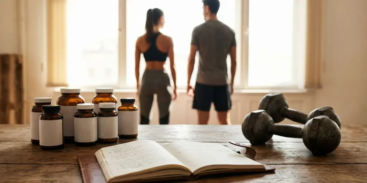 Brûleurs de graisse puissants sur table de sport dynamique