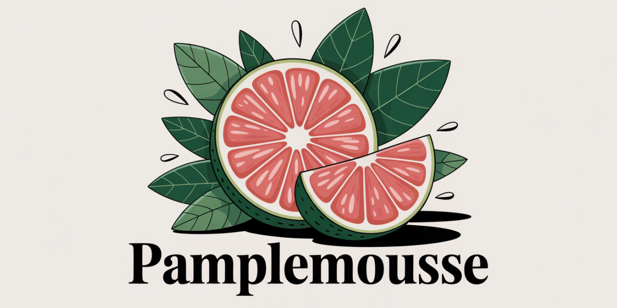 calories dans un pamplemousse coupe stylise