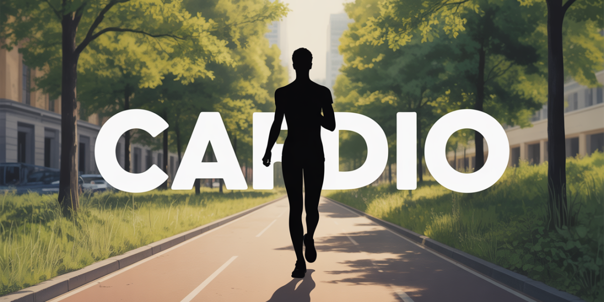 illustration cardio motivation silhouette parc