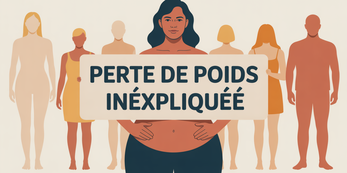 illustration cause perte de poids silhouette balance