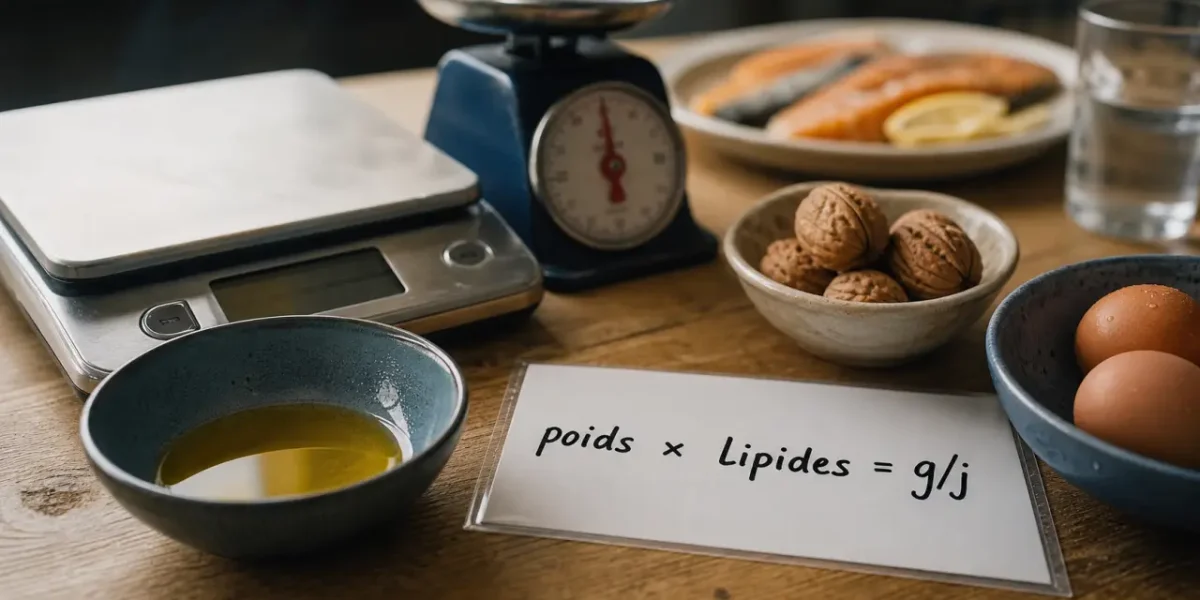 Combien de lipide par kg : repères sèche, maintien et prise de masse