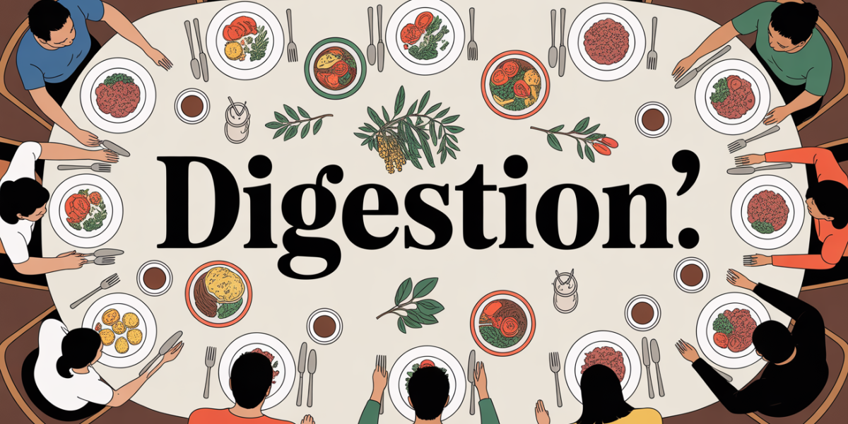 combien de temps pour eliminer un gros repas image digestion table