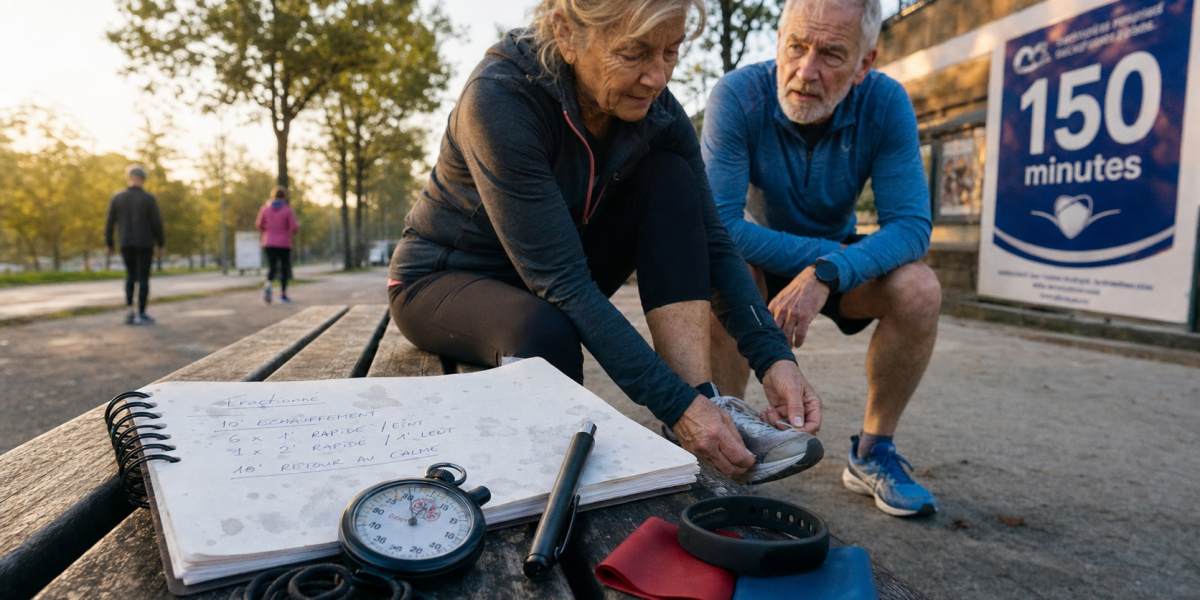 Combien d heures de sport par semaine apres 60 ans : 150 minutes