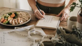 Comment faire pour maigrir du ventre : mètre ruban et assiette équilibrée