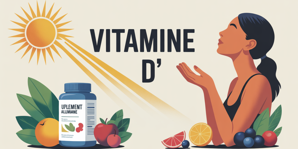 silhouette rayon soleil complement alimentaire vitamine d