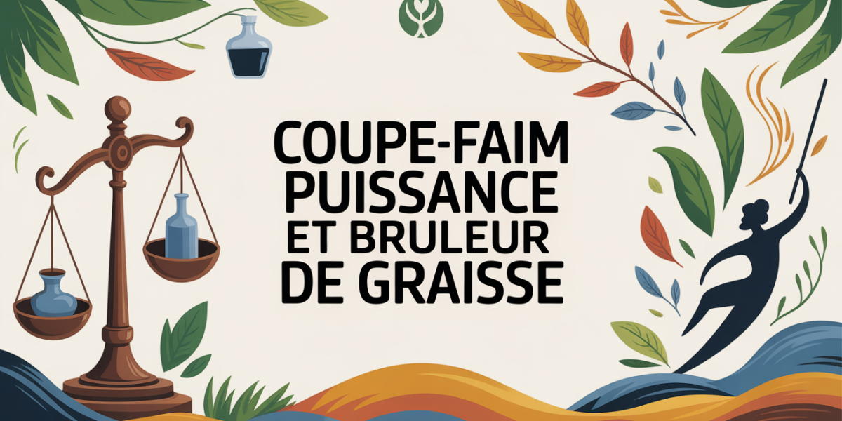 coupe faim puissant et bruleur de graisse stylise balance