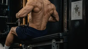Dos musculation : rowing guidé, omoplates en action