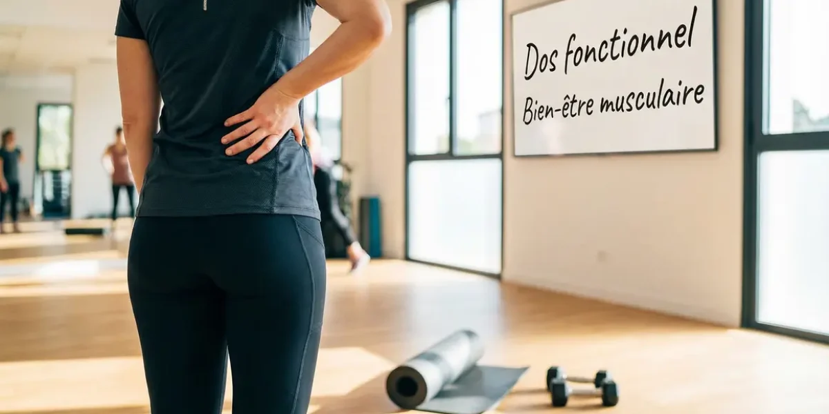 personne dos tenue sportive soulagement conseils dos fonctionnel