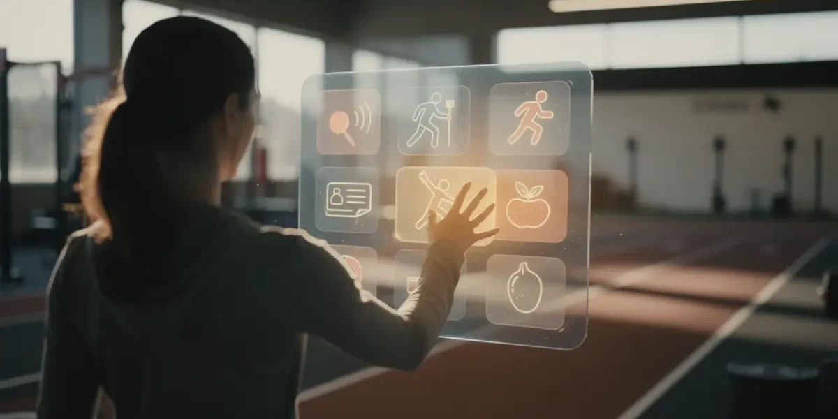 Interface digitale expérience sportive sur mesure