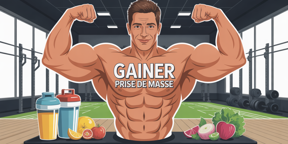 Balance musculaire avec shakers gainer prise de masse