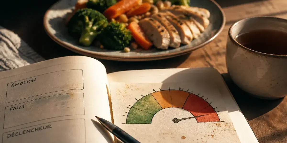 Je veux maigrir mais je n ai aucune volonte : carnets émotions et hormones, jauge faim