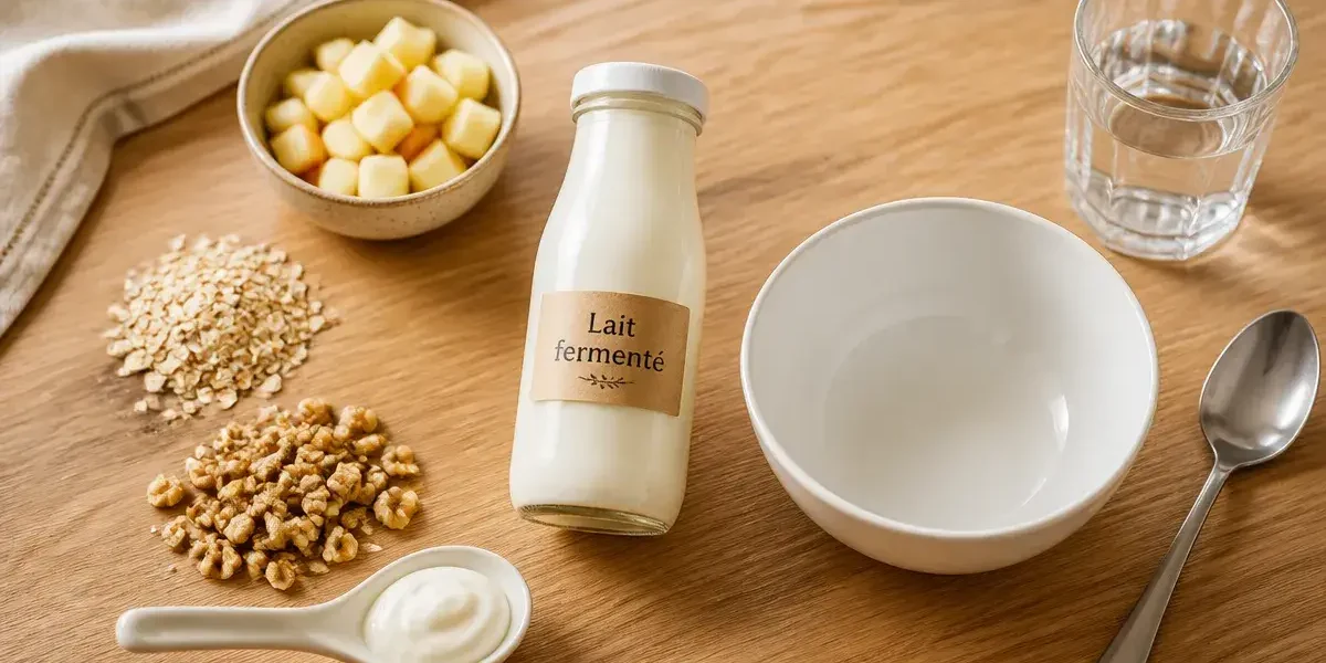 Lait fermenté pour la perte de poids : satiété, protéines, microbiote