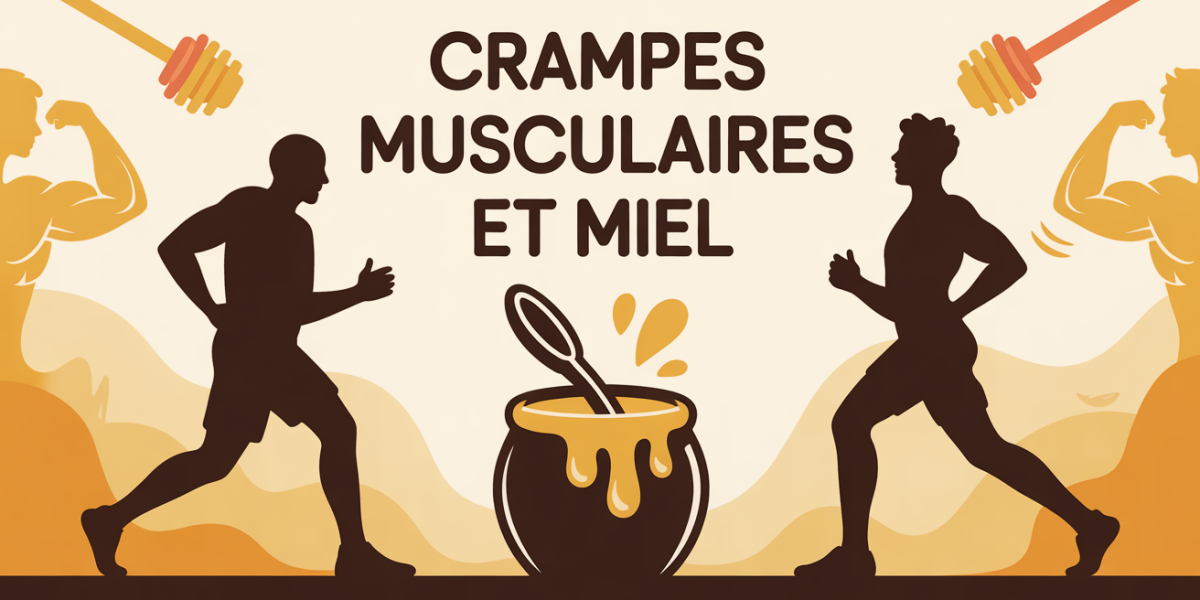 le miel contre les crampes illustration senior sportif