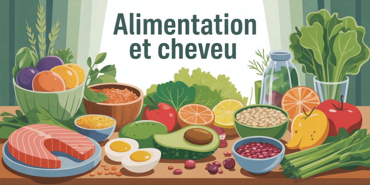 table garnie d aliments les aliments bon pour les cheveux