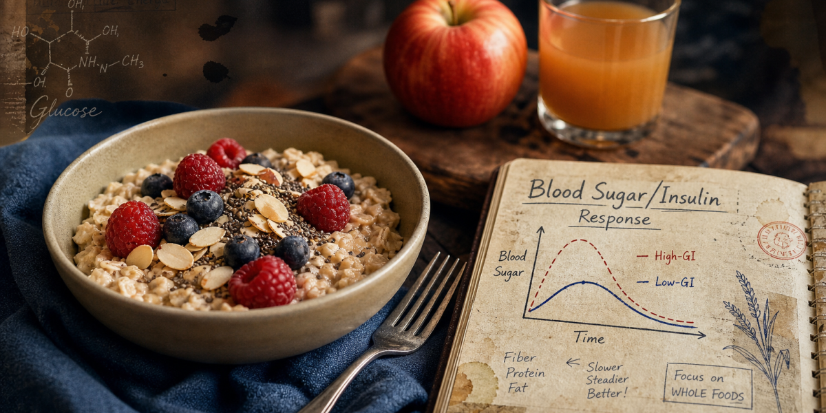 Les glucides font grossir : porridge, glycémie et équilibre métabolique