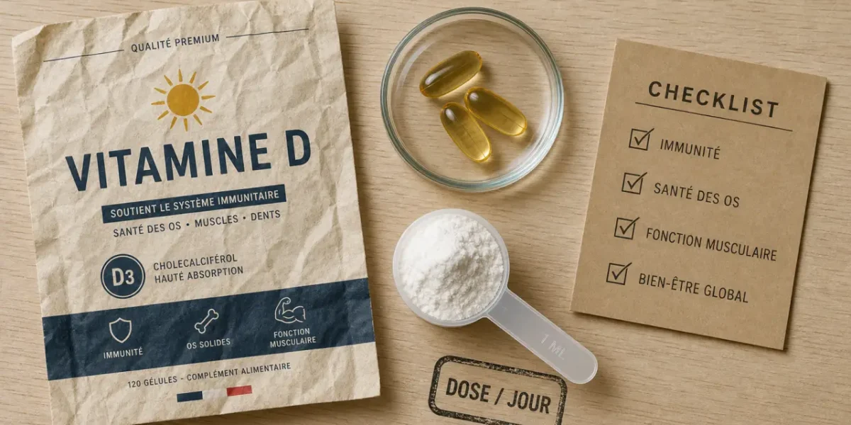 Les meilleurs complements alimentaires : Vitamine D, magnésium, oméga 3 en compléments