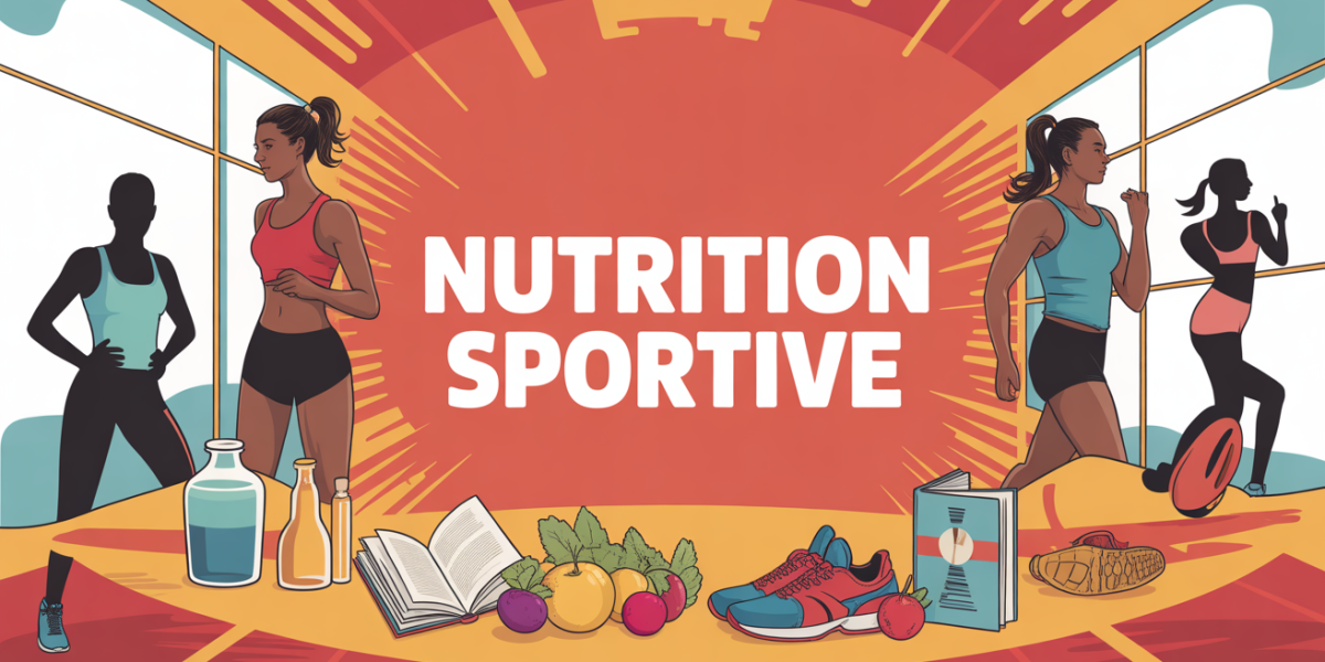 Salle dynamique de sport avec livre sur la nutrition sportive