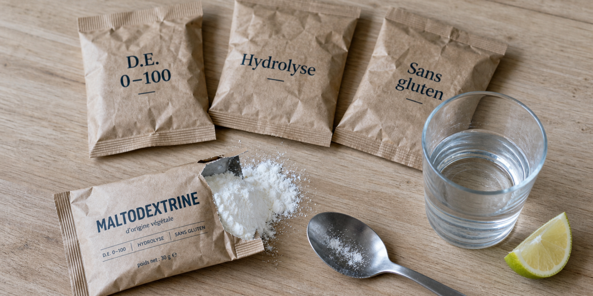 Maltodextrine c’est quoi : poudre d’amidon hydrolysé, énergie rapide