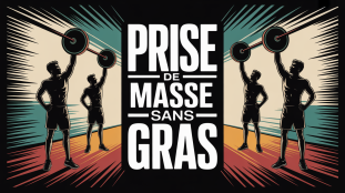 affiche sportive dynamique manger prise de masse