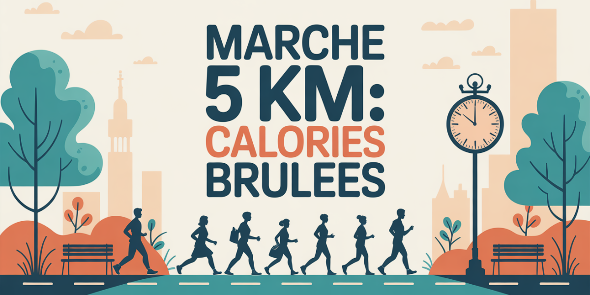 scene urbaine marche 5 km calories brulees silhouettes